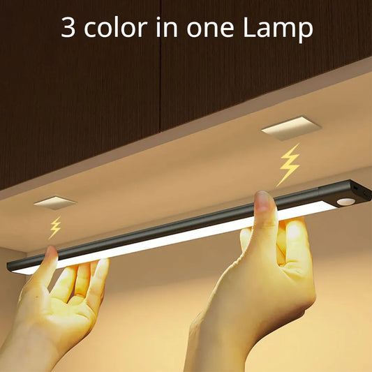 Rechargeable Wireless LED Motion Sensor Night Light for Cabinets and Wardrobes