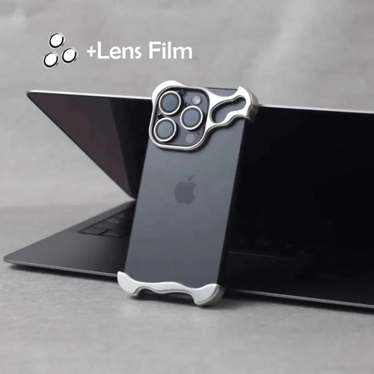 Aluminum iPhone Case with Lens Protector